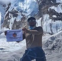 Un salteño escaló una de las montañas más altas del mundo
