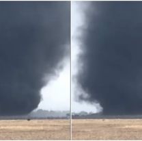 ¿Tornado o incendio? El extraño fenómeno que asustó a todos en el aeropuerto