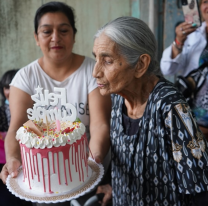Do&ntilde;a Petrona cumpli&oacute; 100 a&ntilde;os