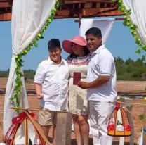 Salteños querían "dar el sí" en un lugar distinto y no la dudaron: se casaron en el río