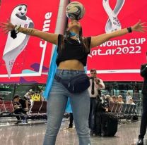 Belén, la salteña que dejó boquiabiertos a los hinchas en Doha por su talento