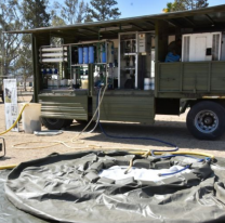 El Ejército Argentino distribuye agua segura en Tartagal