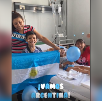 El aliento m&aacute;s genuino: as&iacute; se vivi&oacute; el partido de Argentina en el Materno Infantil