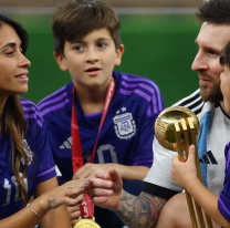 Los emotivos mensajes de Antonela Roccuzzo para Lionel Messi: "¡Mi campeón! Nosotros sabemos lo que sufriste tantos años"