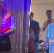 Ángel Di María se emocionó hasta las lágrimas por una sorpresa de Navidad