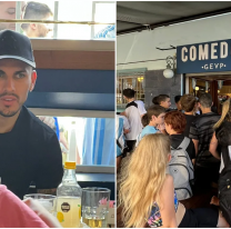 Leandro Paredes fue a comer con amigos a un club de barrio y compartió mesa con un invitado muy especial