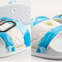 La historia de las ojotas que usa Lionel Messi y que agradeci&oacute; a sus creadores con un mensaje privado