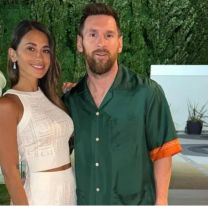 Se agotó la camisa que usó Messi en Rosario para el Año Nuevo