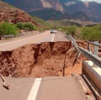 Derrumbe camino a Cafayate: el puente sería reconstruido antes de la Serenata
