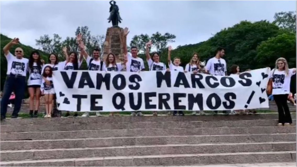 ¡Vamos primo! Masiva marcha a favor de Marcos en Salta