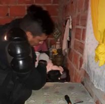 Héroe sin capa: Policía salteño salvó a una beba que no respiraba
