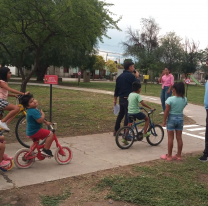 Se inauguró la primera pista fija infantil de Educación Vial