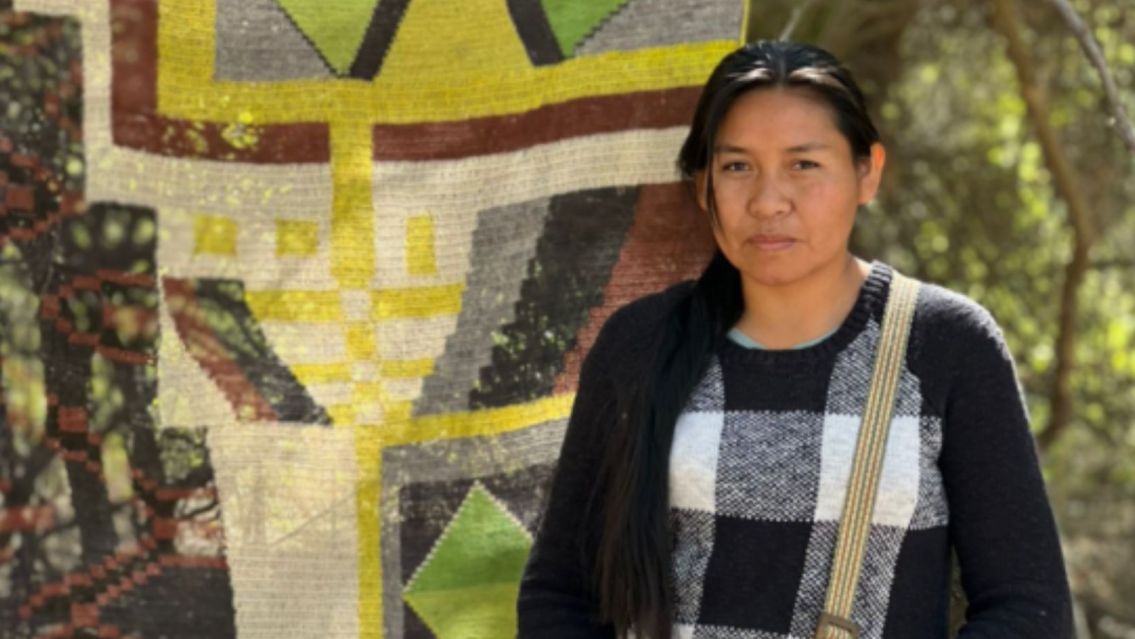 Claudia Alarcón, la primera artista wichí en recibir un premio en el Salón Nacional de las Artes