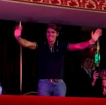 Marcos fue al teatro y una multitud lo ovacionó tras ganar Gran Hermano