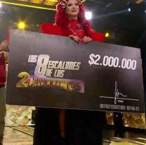La Salte&ntilde;a Mistika Reech gan&oacute; 2 millones de pesos en el programa "Los 8 escalones"