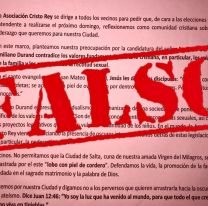 Circula una nota falsa contra Emiliano Durand en los barrios de Salta