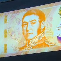 As&iacute; ser&aacute; el nuevo billete de $1000 con la imagen de San Mart&iacute;n