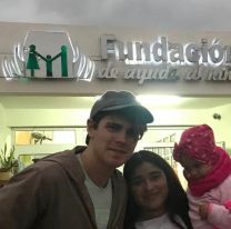 Marcos Ginocchio tuvo otro gesto enorme: as&iacute; pas&oacute; la tarde con los pacientes de la Fundaci&oacute;n Hope