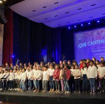 Niños de la comunidad Chorote cantaron junto a la Orquesta Infanto Juvenil 