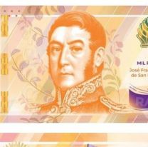 El nuevo billete de $ 1.000 con la imagen de San Martín ya está en circulación