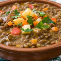 El día está especial para un rico guiso de lentejas como lo hacía la abuela