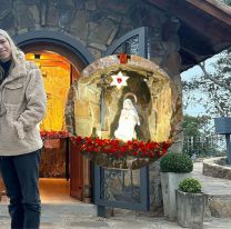 Alejandro Fantino visitó a la Virgen del Cerro