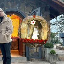 Alejandro Fantino visitó a la Virgen del Cerro