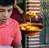 Antonio rompi&oacute; un r&eacute;cord comiendo locro: conoc&eacute; cu&aacute;ntos platos prob&oacute;