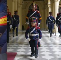 El video viral del nene que cumpli&oacute; el sue&ntilde;o de ser granadero y homenaje&oacute; a San Mart&iacute;n