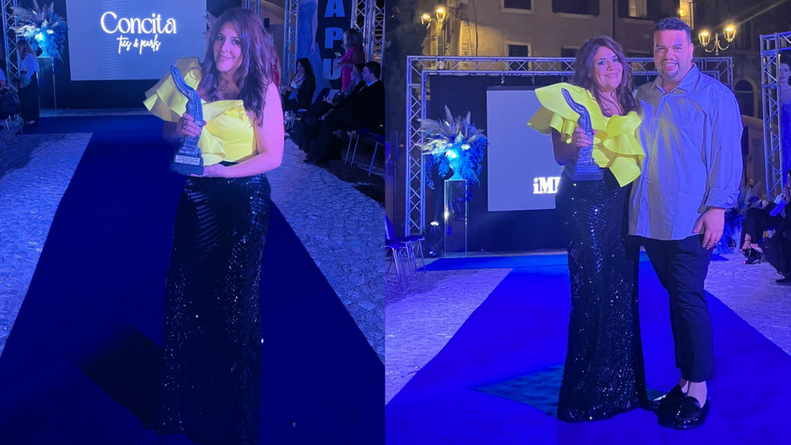 Salteña recibió un reconocimiento en Roma, por su trabajo como diseñadora y productora de moda