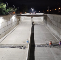 Habilitarán el tránsito en el paso bajo nivel y rotonda de acceso a barrio Grand Bourg