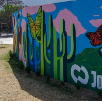 El mural Camino al Origen fue inaugurado en el Parque de la Familia