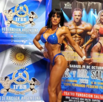 Salteña se consagró campeona en la categoría "Bikini Máster" de la  Copa IFBB