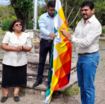 Incorporaron la Wiphala como s&iacute;mbolo en actos oficiales de La Caldera