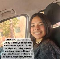 Desesperada b&uacute;squeda de Tiara, una adolescente de 14 a&ntilde;os en Salta