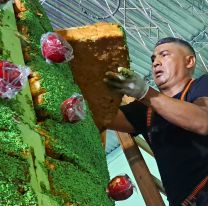 Salta rompe récords con el pan de navidad más grande del mundo