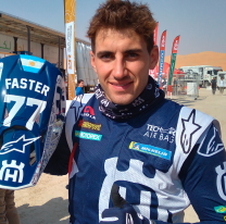 Luciano Benavides recuperó minutos en la maratón de dos días en el Dakar