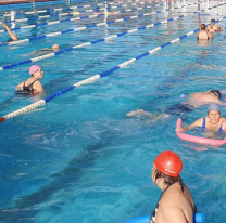 Abren cupos para las clases de aquagym en el natatorio Juan Domingo Perón