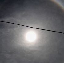Un halo solar sorprendió a cientos de salteños