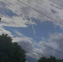 Extraño fenómeno en el cielo, sorprendió a los vecinos de Orán