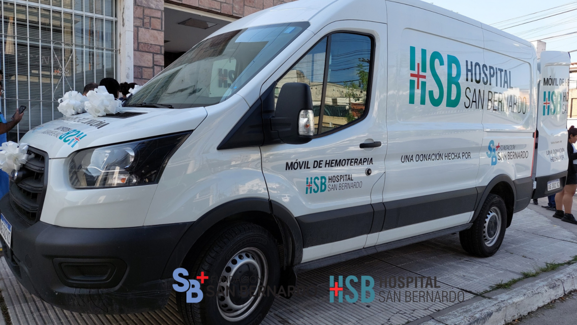 Desde hoy el hospital San Bernardo cuenta con un nuevo móvil para Hemoterapia