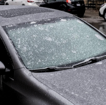 ¡Llegó el frio a la ciudad! se registró la primera escarcha de la temporada 