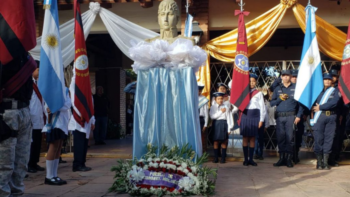 Salta conmemoró los 200 años del fallecimiento del coronel José de Moldes