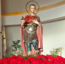 Fieles participaron de la procesión en honor a San Expedito este domingo