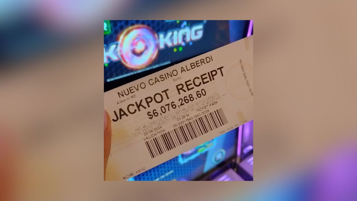 Salteño ganó 6 millones en efectivo con una apuesta de $1500