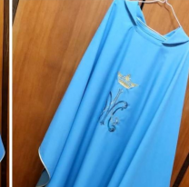 Robaron el manto de la Virgen en plena novena y piden por favor devolverlo