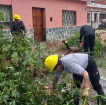 La Municipalidad asiste a vecinos afectados por la lluvia en los diferentes barrios de Salta
