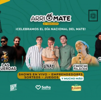 Con la mateada más grande del norte del país, Salta celebra hoy el "Día Nacional del Mate"