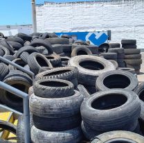 Más de 400 toneladas de neumáticos fueron reciclados en la séptima edición del Neumatón