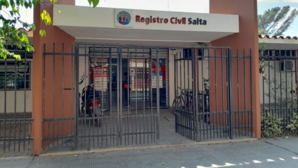 ¡Atención salteños! hoy no atenderá el Registro Civil